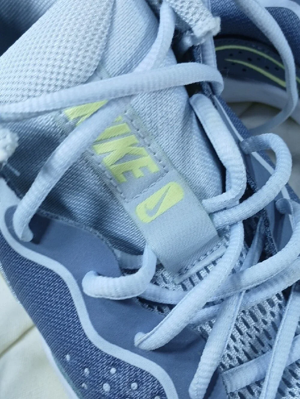 Nike Blue and Yellow Performance tennis Shoes